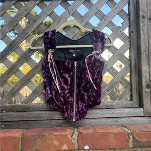 Purple Velvet corset